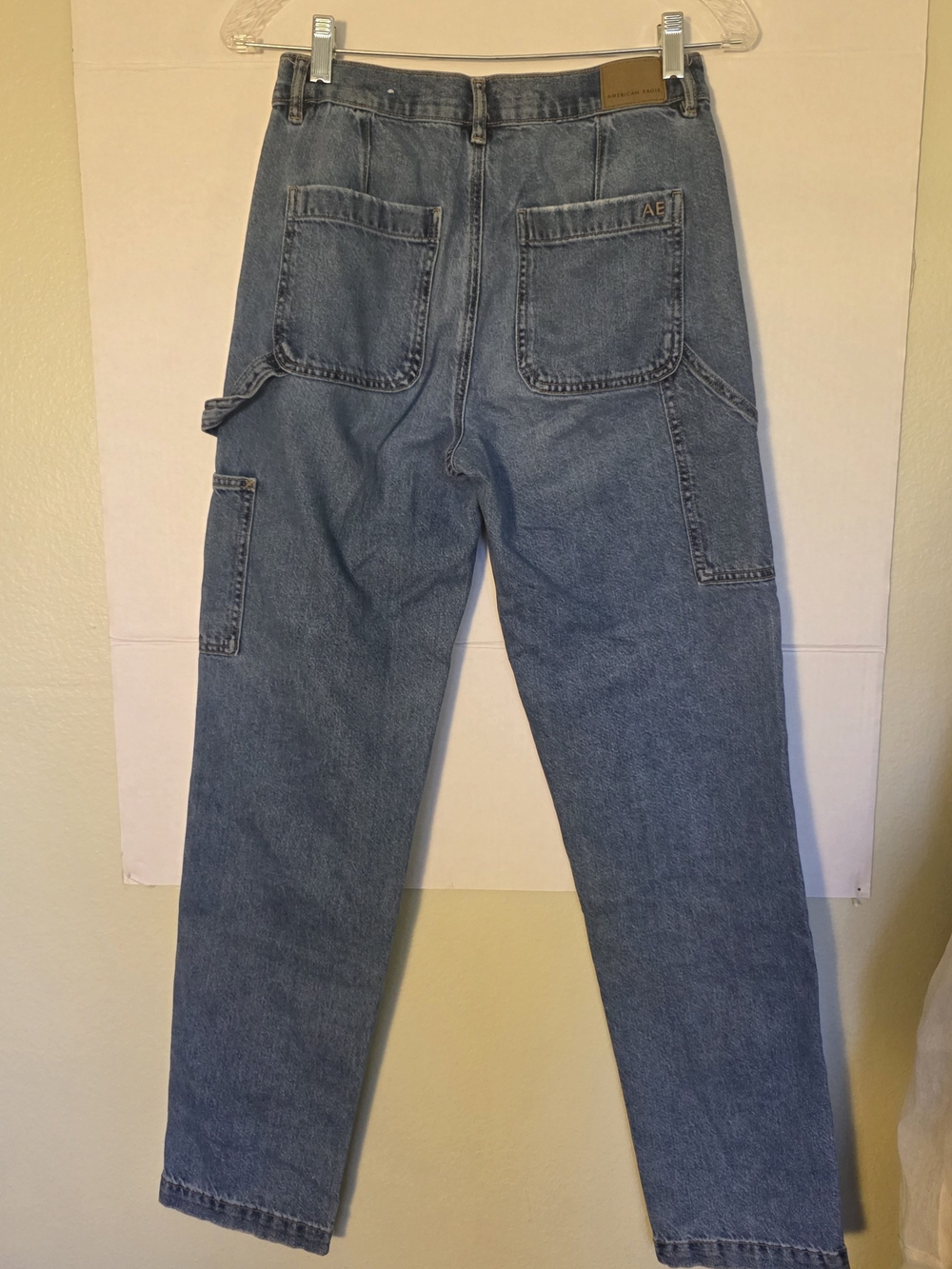 American Eagle Carpenter Jeans High Waisted 90's Straight Leg Women's